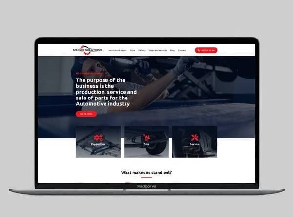 wykonanie-strony-MS Car Solutions Limited