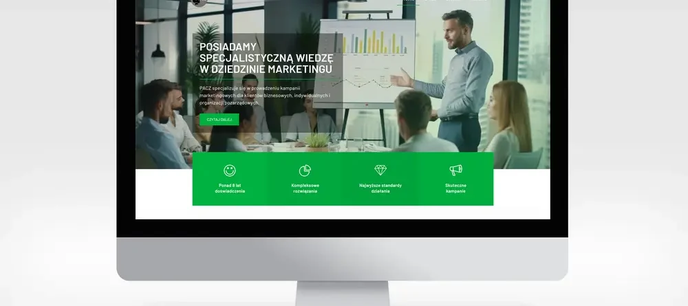 Wykonanie strony internetowej dla PACZ