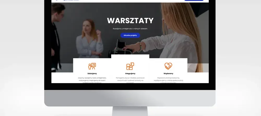 Wykonanie strony www Ambasada Społeczności