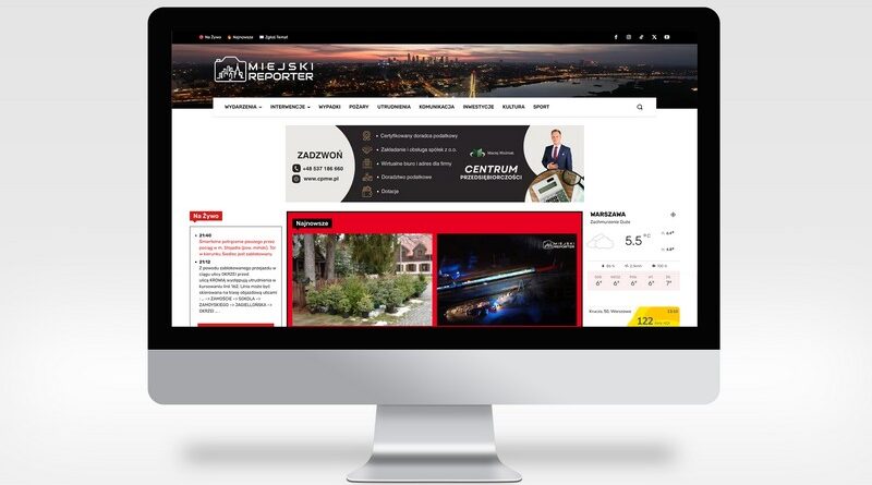 Wykonanie serwisu internetowego - MiejskiReporter.pl
