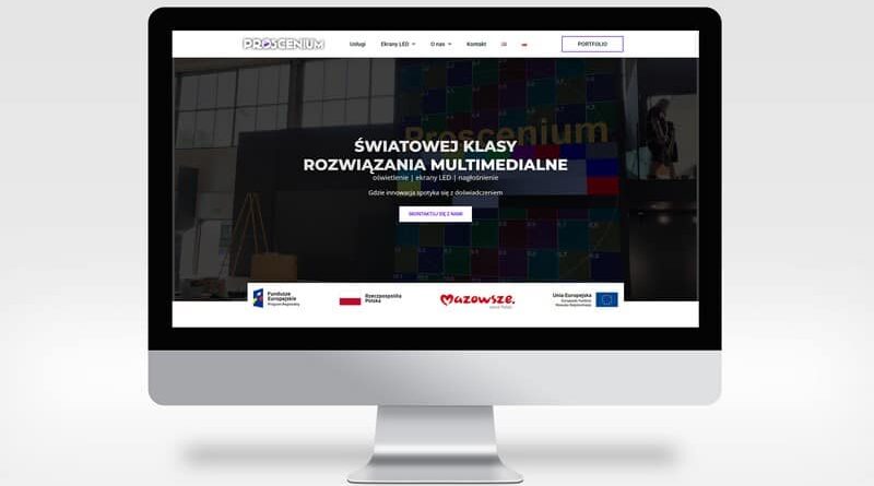 Wykonanie strony internetowej prosceniummedia