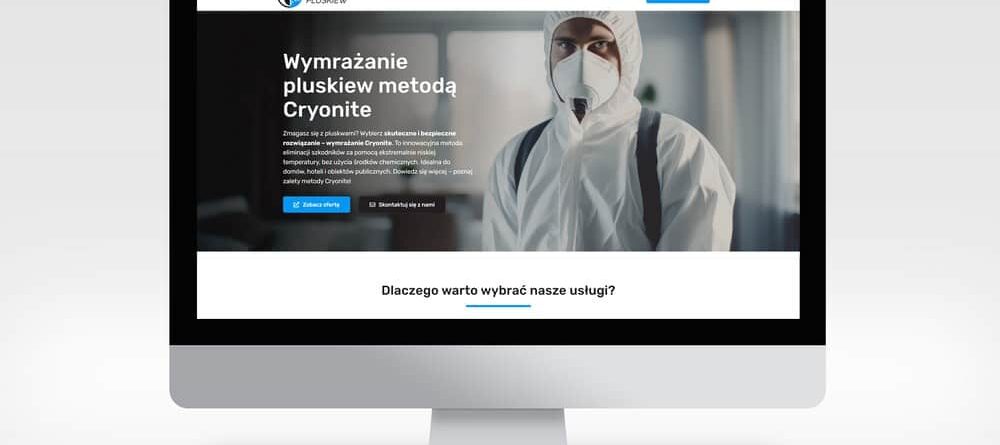 Wykonanie strony internetowej wymrazaniepluskiew.pl