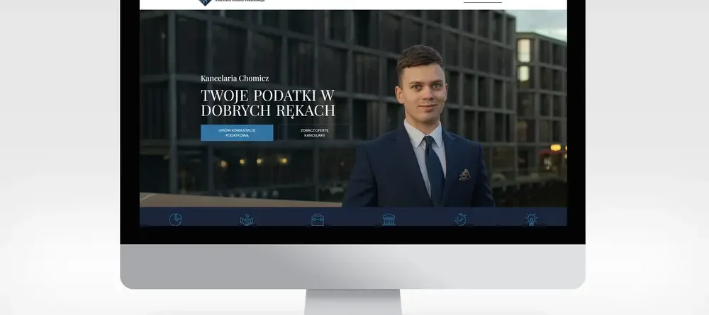 Wykonanie strony internetowej Kancelaria Chomicz